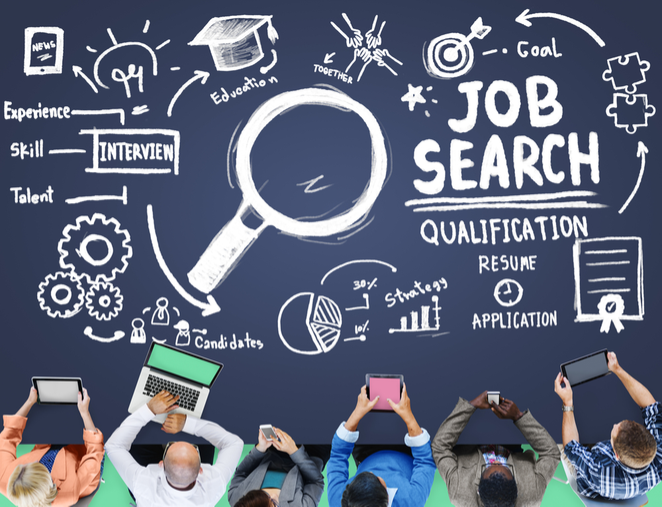 Job Search Qualification Resume Recruitment Hiring Application Concept - Image