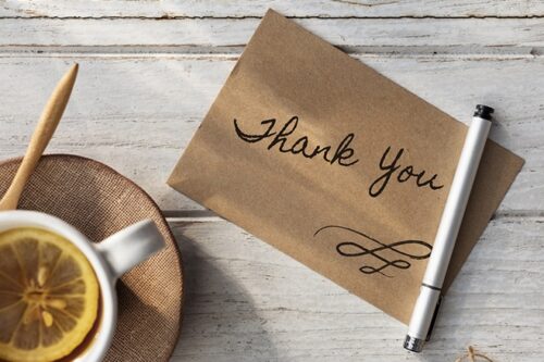 The Anatomy of a Genuine Thank-You Note