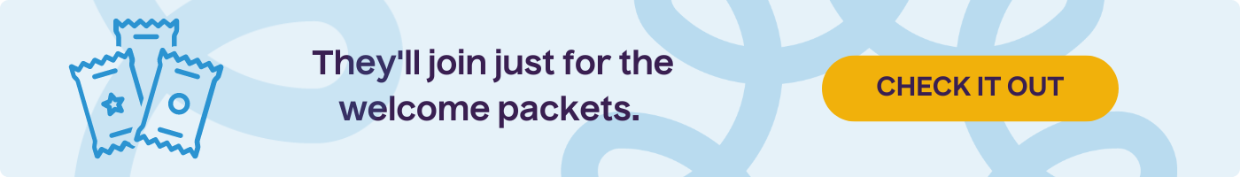 new member welcome packet blog cta