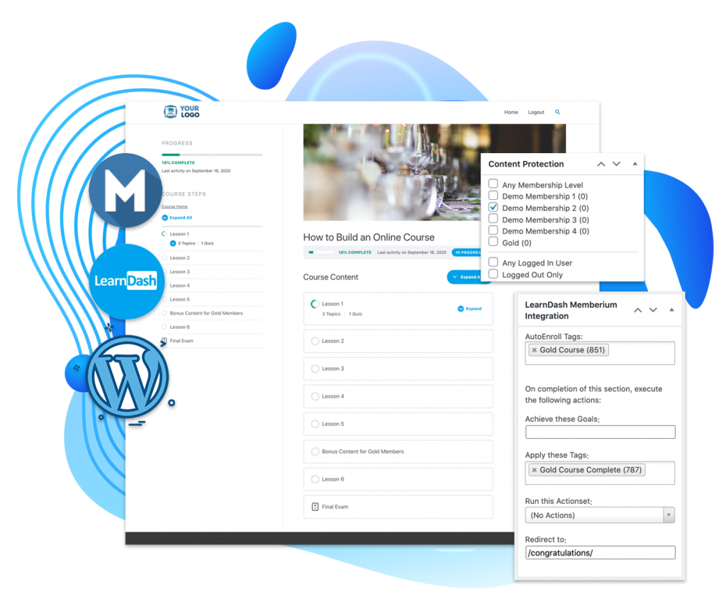 Memberium software graphic